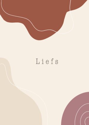 Wenskaart - Liefs