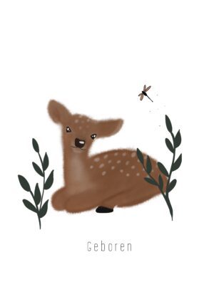 Wenskaart - Geboren