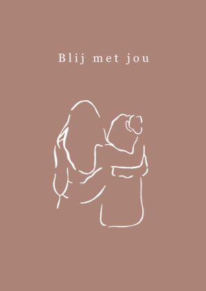 Wenskaart - Blij met jou