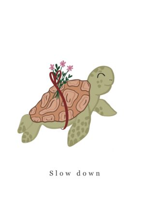 Wenskaart - Slow down