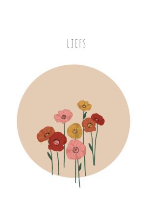 Wenskaart - Bloemen