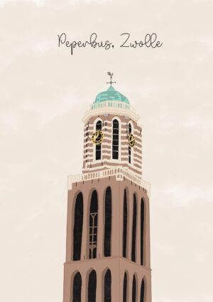 Wenskaart - Peperbus Zwolle