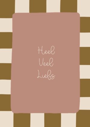 Wenskaart - Heel veel liefs