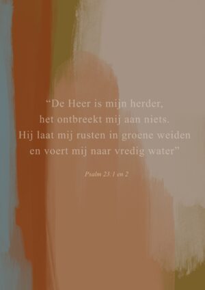 Wenskaart - Psalm 23