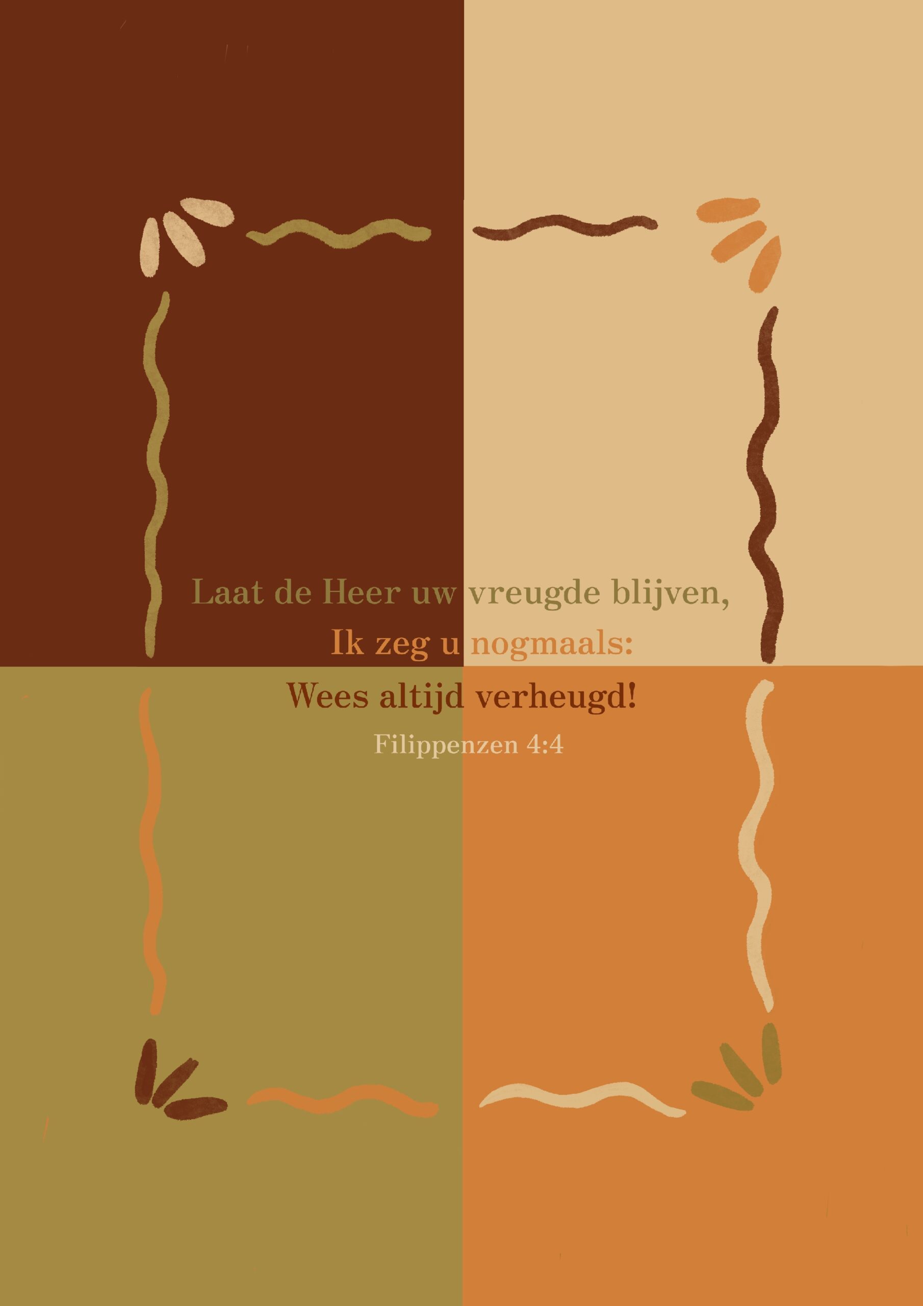 Wenskaart - Filippenzen 4:4